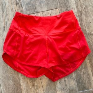 Lululemon Speed Up High-Rise Lined Shorts 2.5 Inseam Size 4